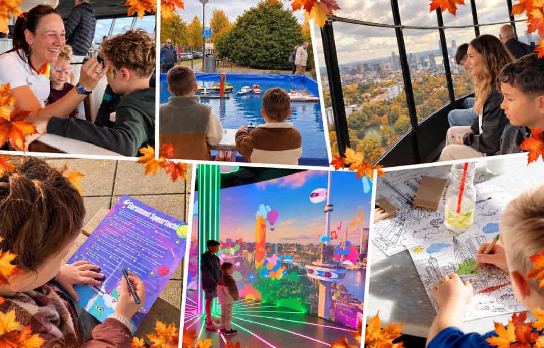 Euromast autumn break 2026: activities for children Visit the Euromast during Rotterdam's autumn break for mini-boats, balloon art, face painting, a scavenger hunt and city views from above.