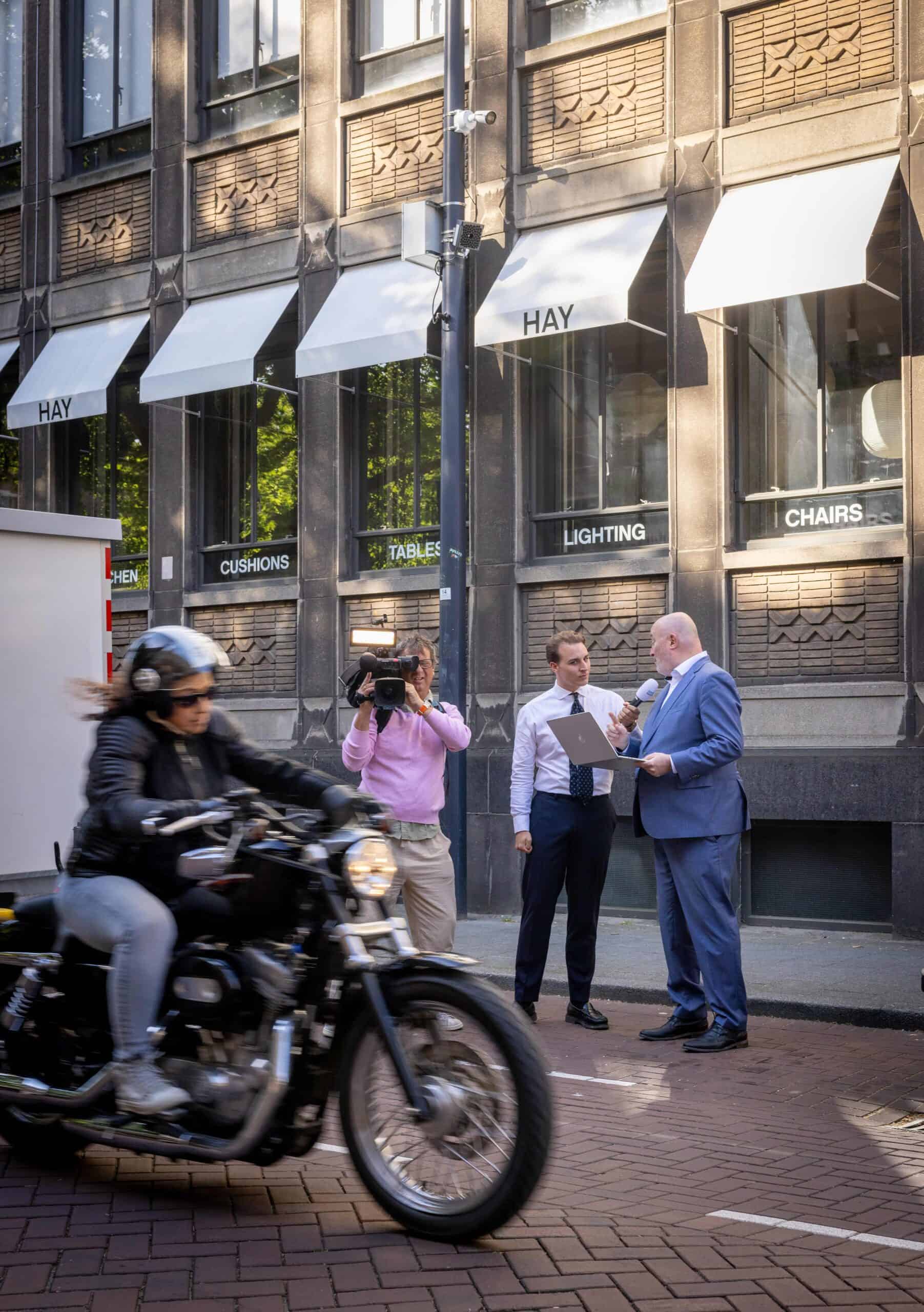 Rotterdam tests noise cameras against loud traffic Rotterdam is testing noise cameras to tackle loud cars, motorcycles and traffic nuisance as part of its wider road safety approach.