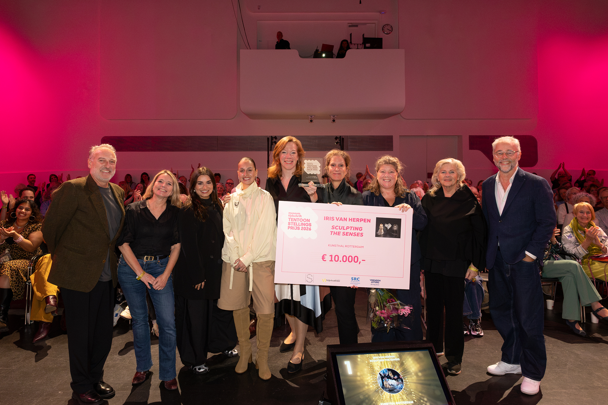 Kunsthal wins 2026 Exhibition Award for Iris van Herpen Kunsthal Rotterdam receives the Museumtijdschrift Exhibition Award 2026 for Iris van Herpen: Sculpting the Senses. Photo: Rosalie van der Does.